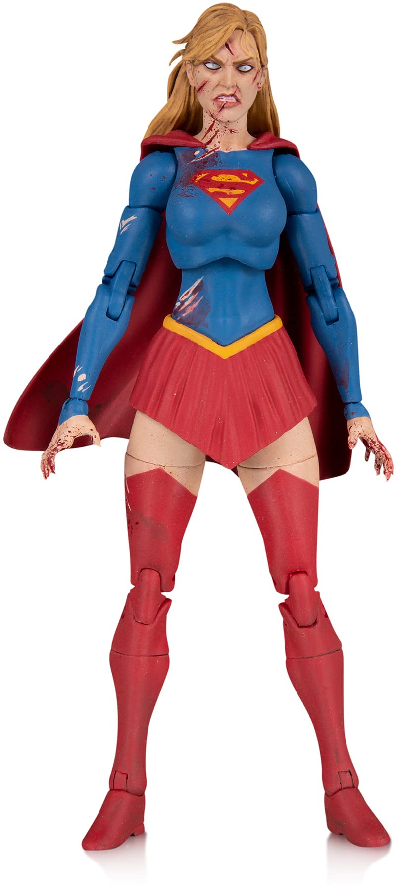 McFarlane Toys DC Essentials DCeased Supergirl Action Figure 1:10 Scale - Multicolor, Plastic, Model 30110