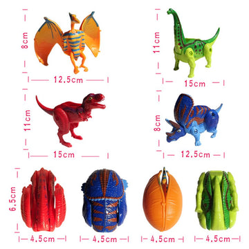 4 Pack Different Hatching Eggs Dinosaur Toys For 3+ Year Old Kids,Magic Egg That Hatch Dinosaurs Toy For Boy Girl Dino Fans,Defo