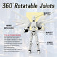 SGYYSG T13 Action Figure Already Assembled - 3D Printed Robot 13 with Interchangeable Hands &   Fully Articulated Joints for Dynamic Play & Display (Red)
