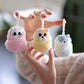 Purritos 3 Inch Cat In Blanket Plush Key Ring - Tuna