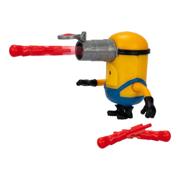Minions Despicable Me 4 Launch & Blast Mega Mel Action Figure | Push Down On Mel'S Head To Fire His Blaster | Collect All 5 | All With A Different Play Feature And Accessories
