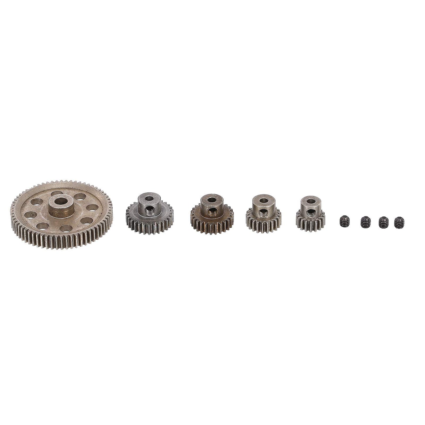 Globact 11184 Steel Diff Differential Main Metal Spur Gear 64T 17T 21T 26T 29T Motor Gear RC Replacement Parts for Redcat Volcan