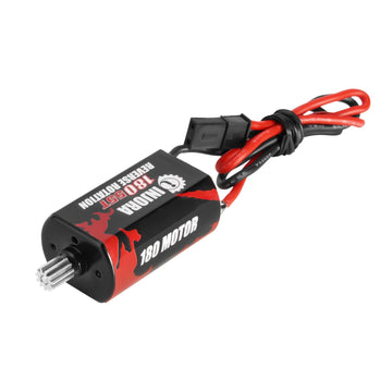 INJORA 180 Brushed 55T Motor with Stainless Steel Pinion for TRX4M Defender Bronco K10 High Trail F150 1/18 RC Crawler Upgrade