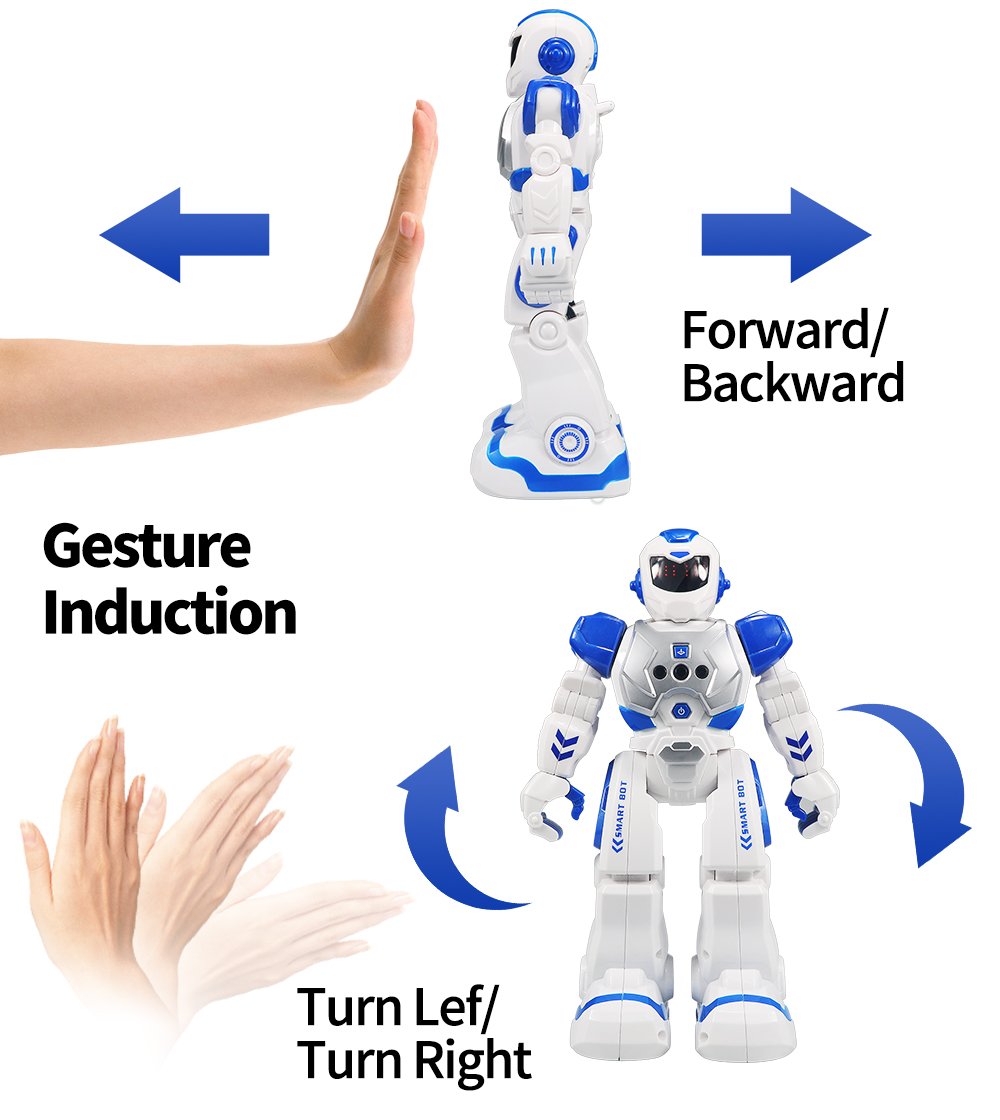 Sikaye RC Robot for Kids Intelligent Programmable Robot with Infrared Controller Toys, Dancing, Singing, Led Eyes, Gesture Sensi
