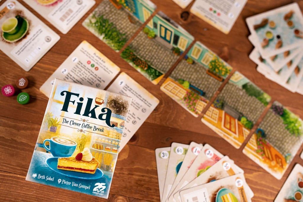Fika , Two Player Coffee Shop Themed Strategy Card Game - 25Th Century Games