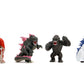 Godzilla X Kong 2.5' 4-Pack Die-Cast Figures, Toys For Kids And Adults