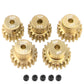 Vgoohobby Aluminum Alloy 32 Pitch Pinion Gear Set 3.175mm Shaft 16T 17T 18T 19T 20T Motor Gears Compatible with Tamiya Kyosho Re