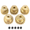 Vgoohobby Aluminum Alloy 32 Pitch Pinion Gear Set 3.175mm Shaft 16T 17T 18T 19T 20T Motor Gears Compatible with Tamiya Kyosho Re
