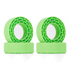 INJORA Silicone Rubber Inserts for 68-72mm 1.3'' Tires, 4pcs (Green)