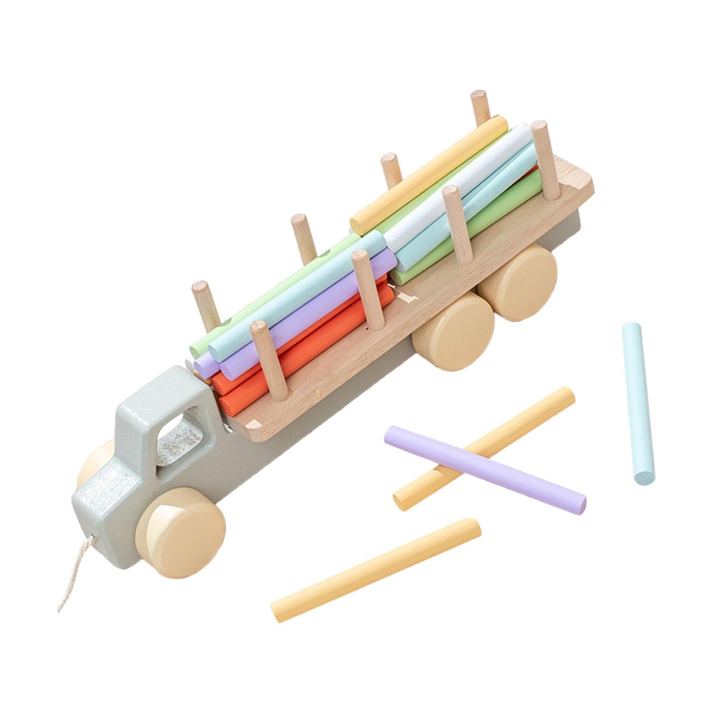Ilsmysutra Trailer Toy Fine Motor Skills Party Game Practicing Practical Montessori Toy