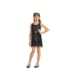 Sequin Flapper,Purple,Small 4-6