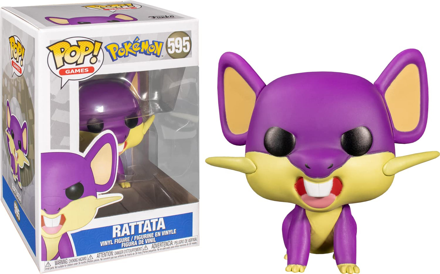 Funko Rattata Pop! Vinyl Figure (Bundled With Compatible Pop Box Protector Case)