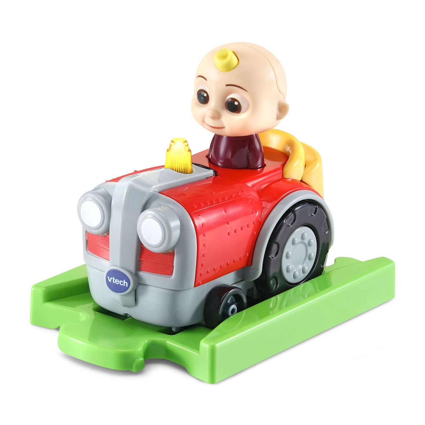 Vtech Cocomelon Go! Go! Smart Wheels Jj'S Tractor And Track
