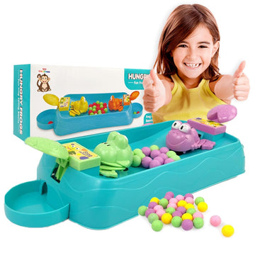 Wembley Hungry Frog Indoor Game For Kids | Family Board Game | Frog Toys For Kids Activity | 2 Player Fun Interactive Frog Eat B
