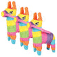 The Dreidel Company Mini Donkey Pinatas, Little Rainbow Donkey Pinatas for Birthday, Cinco De Mayo, Fiestas Decorations Party Fa