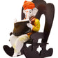 Karigaari India Ganesha Resting on Rocking Chair - Brown & White (Combo Offer-Ganesh Chaturthi Special)