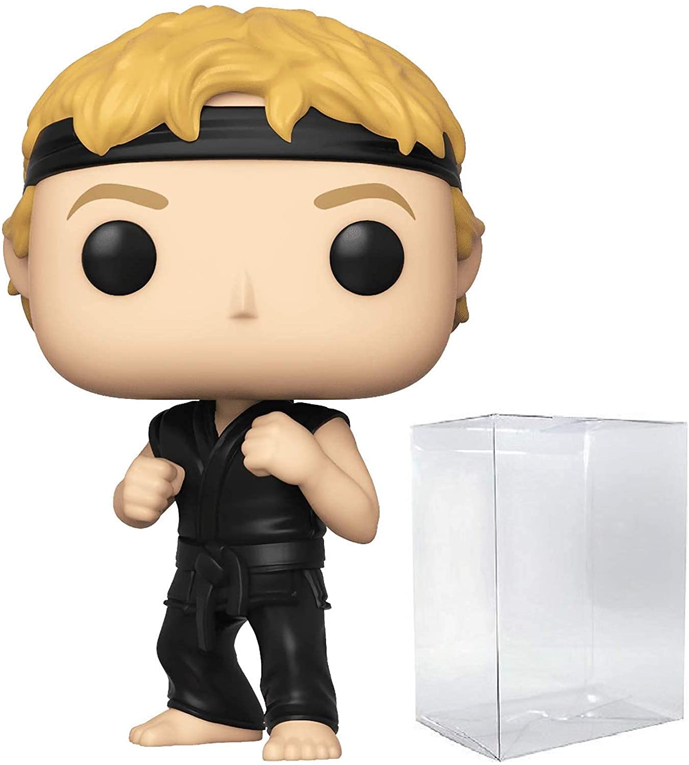 Pop Johnny Lawrence [Cobra Kai] Funko Vinyl Figure (Bundled With Compatible Pop Box Protector Case), Multicolor, 3.75 Inches