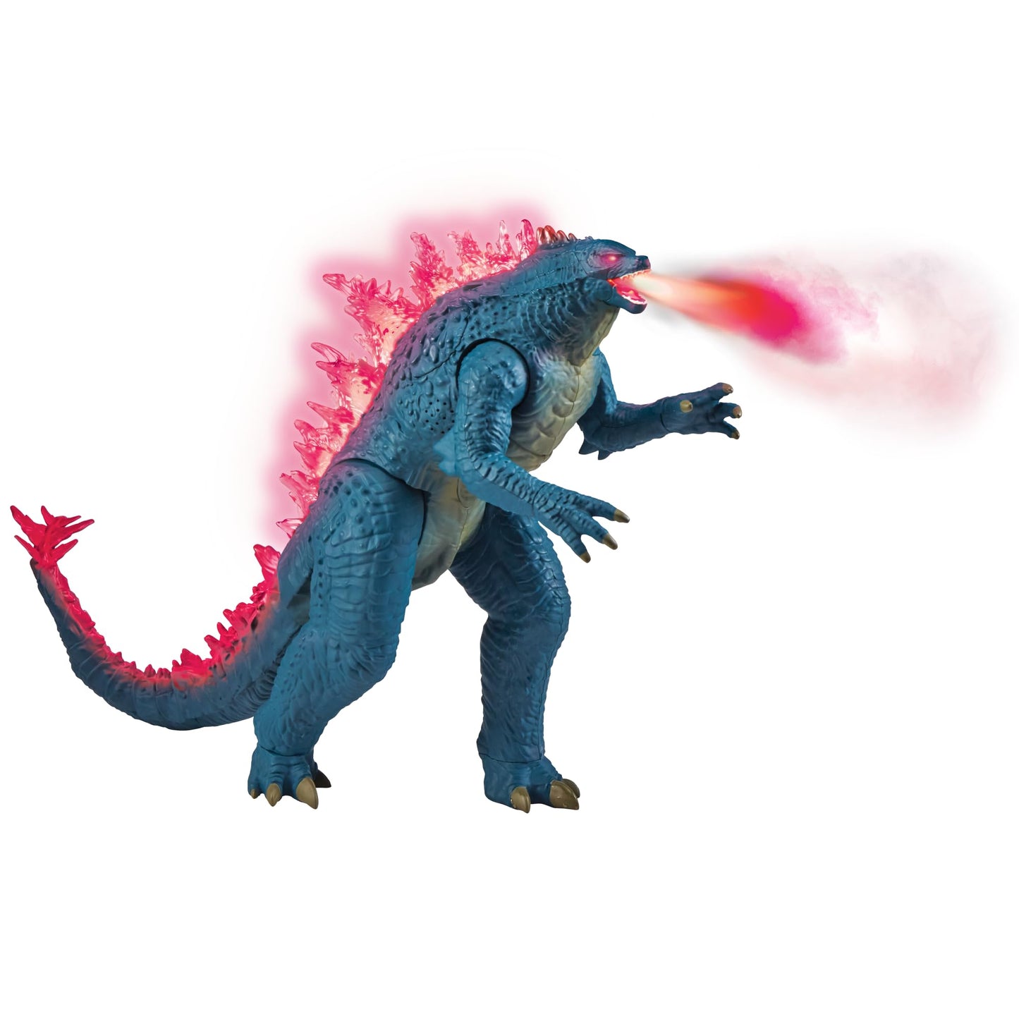Godzilla X Kong: 13'' Mega Deluxe Heat Ray Misting Breath Godzilla Figure By Playmates Toys
