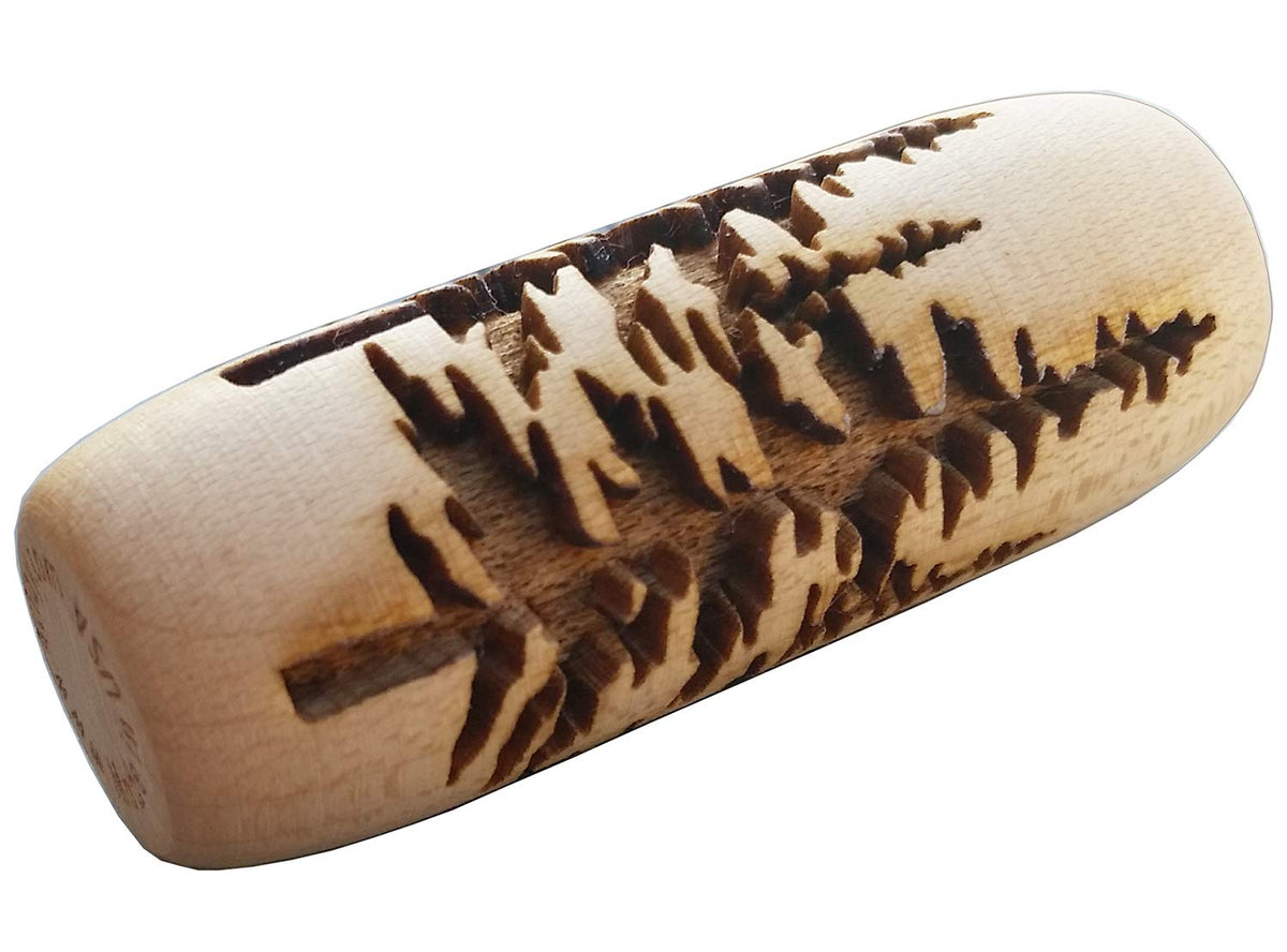 Socwell Llc 50Mm X 3/4 Diameter Clay Pine Wood Sample Roller Made In Usa From Fine Maple Wood (Sd2229)