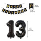 Official Teenager 13Th Birthday Decorations Black For Boys, Omg Ur A Teenager Balloons Black Number 13 Birthday Star Foil Balloo