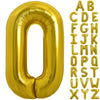 Toniful 40 Inch Large Gold Letter O Balloons Helium Balloons,Foil Mylar Big Balloons For Birthday Party Anniversary Supplies Dec