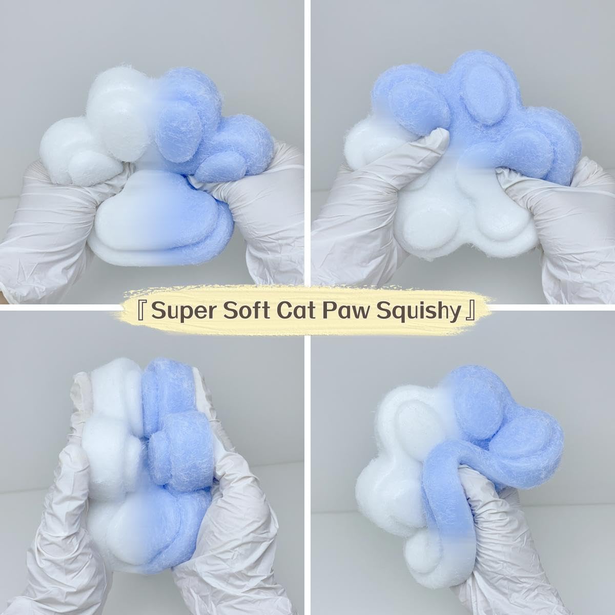 Big Cat Paw Squishy 5.5 Inch Large Size Squishies Squeeze Toys Pinch Family Squishy Cute Soft Silicone Giant Cats Paw Tangcii Fidget Stress Relief Sensory Toys