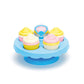 Green Toys Cupcake Set - 16 Piece Pretend Play, Motor Skills, Language & Communication Kids Role Play Toy. No BPA, phthalates, P