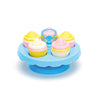Green Toys Cupcake Set - 16 Piece Pretend Play, Motor Skills, Language & Communication Kids Role Play Toy. No BPA, phthalates, P