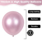 Metallic Light Purple Balloons 60Pcs 5Inch Chrome Light Purple Latex Balloon For Balloon Garland Arch 5'' Round Mini Light Pink