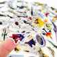 Six Vanka 3D Puffy Stickers For Kids, 8 Different Sheets Including Plane Sticker For Boys And Girls