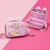 Toy Imagine Cartoon Soft Silicone Crossbody Sling Bag For Girls Birthday Gift For Girls Waterproof Anti Fall Shoulder Purse Hand