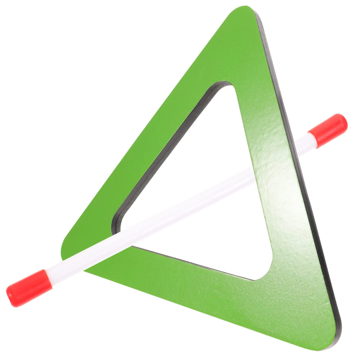 Excluzo 1 Set Triangle Drum Wooden Playset Educational Toys Wooden Toys Hand Drum With Mallets Drum Hand Drum Set Present Drum I