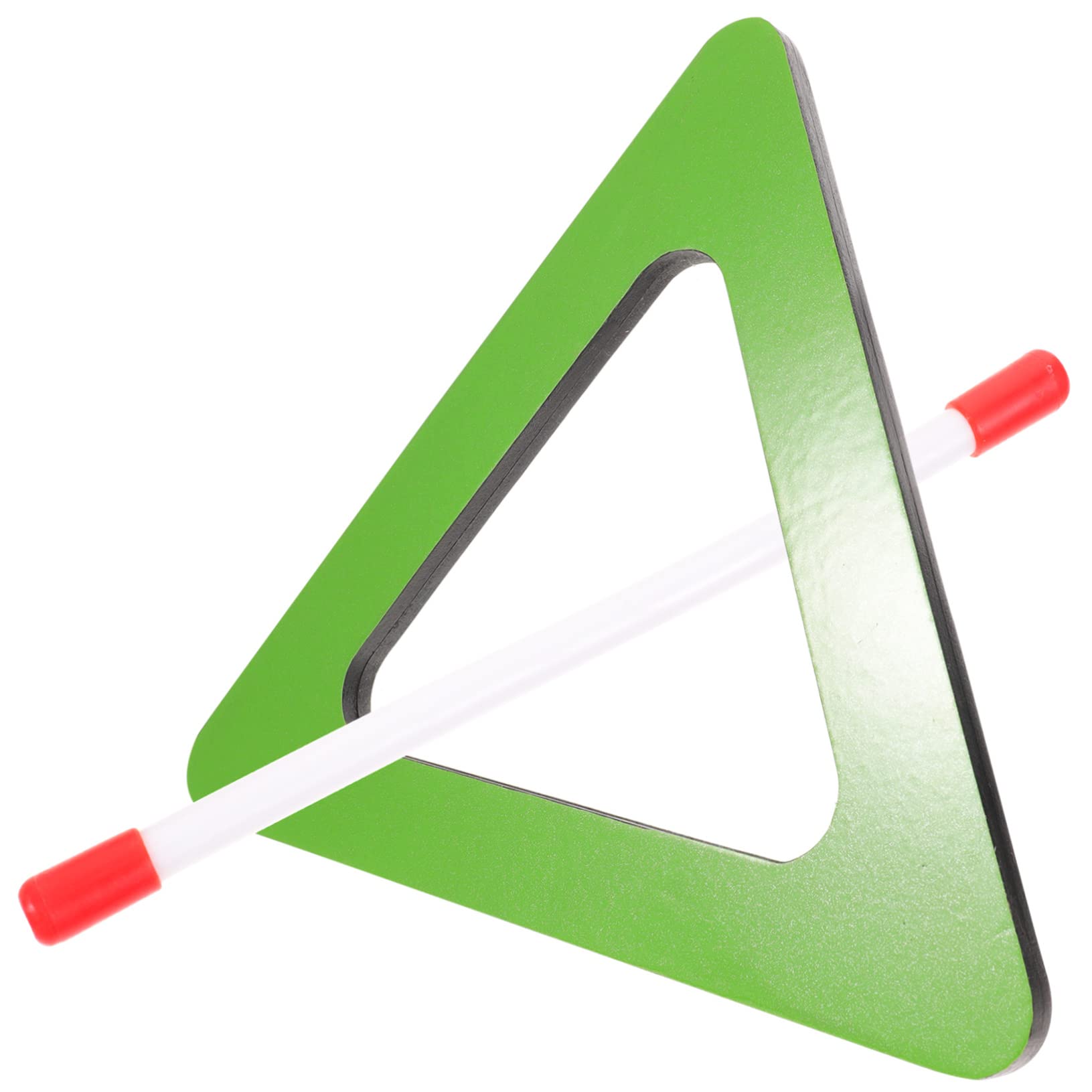 Excluzo 1 Set Triangle Drum Wooden Playset Educational Toys Wooden Toys Hand Drum With Mallets Drum Hand Drum Set Present Drum I