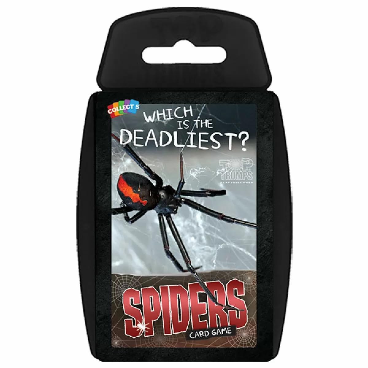 Top Trumps Spiders Card Game - Educational Fun for Ages 6+, Multicolor, Plastic, Model WM01602-EN1-6