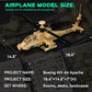 ArtorBricks AH-64 Apache Air Military Building Set with Display Stand - 183-Piece Model Kit for mature-themeds  Collectors & Enthusiasts  enhanced Gift Box Packaging for Holiday & Birthday Present