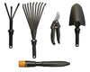 SPAREHAND Garden Tool Set - 5-in-1 Heavy Duty Gardening Tools with Changeable Handles, Trowel, Spring Pruner, Cultivator, & Flat