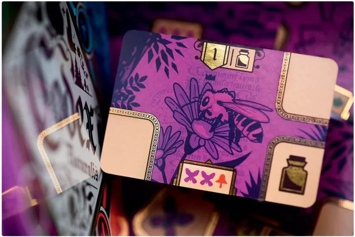 Bomby: Codex Naturalis, Strategy Card Game, Easy to Learn, Addictive to Play, 2 to 4 Players, 25 Minute Play Time, for Ages 7 an