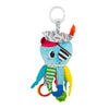 Lamaze Clip On Car Seat And Stroller Toy - Captain Calamari - Crinkle Car Seat Toys And Stroller Toys - Sensory Toys For Babies - Travel Toys For Car - Infant Toys Ages 0 Months And Up