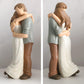 Camsoon Romantic Hug Couple Happy Wedding Anniversary Sculpted Hand-Painted Figurine Gifts For Her Him, In Loving Moments Statue Gift For Engagement Valentine'S Day Birthday