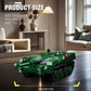 DAHONPA Stridsvagn 103 Tank Building Block Set, 692 PCS, Green, Plastic, Includes 2 Soldier Figures, Medium Military Model