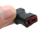 4Pcs No Wire RC Deans T Series Connector 1 Female to 2 Male T Plug in Series Power Connector Adapter for RC Quadcopter Multiroto