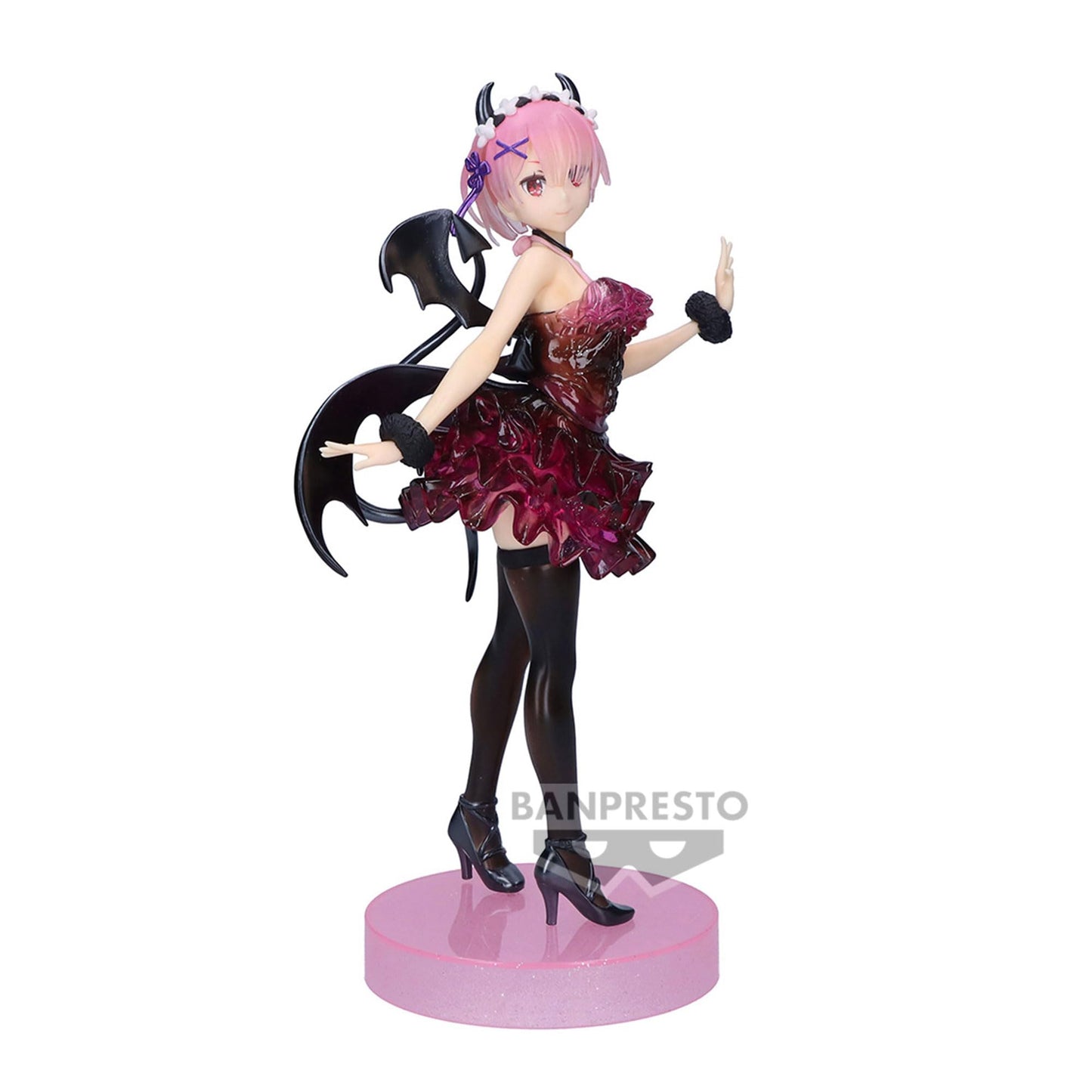 Banpresto - Re:Zero-Starting Life in Another World - Ram Special Color ver. -Clear & Dressy-, Bandai Spirits Espresto Figure