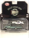 1967 Chevrolet Ramp Truck Turquoise & 1971 Chevrolet Camaro Z/28 White Holley Speed Shop 1/64 Diecast Model Cars by Greenlight f