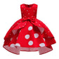 Mouse Dress Girls Mouse Costume For Toddler Baby Birthday Outfit Polka Dots Infant Kids Halloween Costumes Dress Up Headband Cos