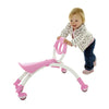 YBIKE Pewi Y-Bike - Pink Steel & Rubber Ride-On Toy, 11"L x 2.2"W x 41"H, Model YPIW2