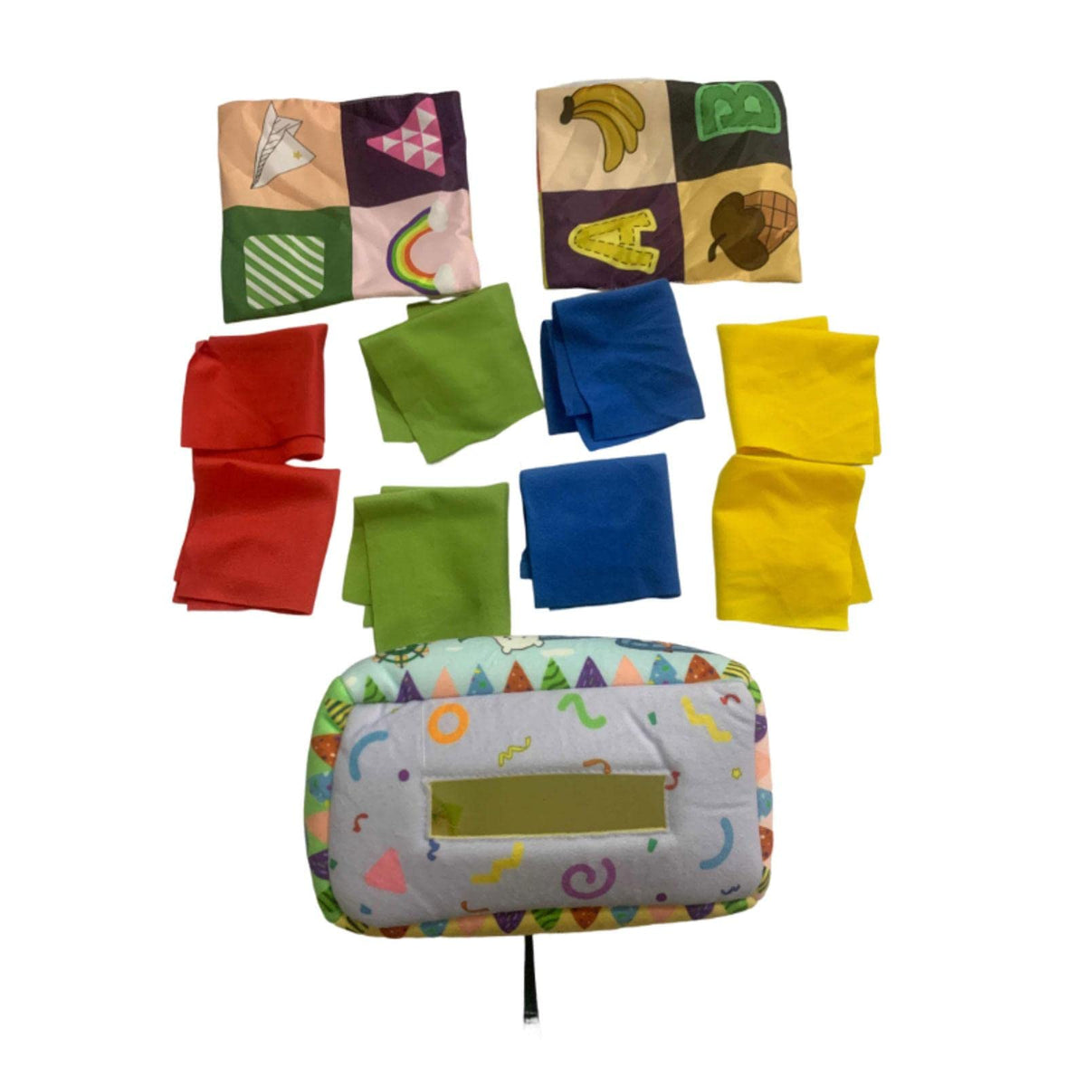 Ilsmysutra Plush Baby Tissue Box Gauze Scarves For Sensory Toy Newborns 612 Months Amusement Park|Toys For Baby|Developmental B