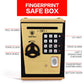 Like Toy Piggy Bank Safe Box Fingerprint Atm Bank Atm Machine Money Coin Savings Bank For Kids (Golden)