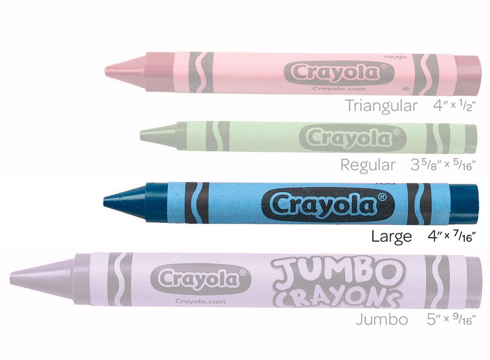 Crayola Ultra Clean Washable Large Crayons, Bulk School Supplies, 12 Packs of 16 Count
