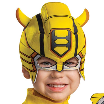Disguise Bumblebee Costume, Toddlers Muscle Transformer Costumes For Boys, Padded Character Jumpsuit, Toddler Size Medium (3T-4T) Yellow (104909M)