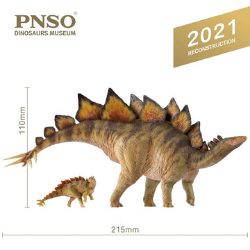 Pnso Dinosaur Museums Series (Stegosaurus Biber & Rook 1:35 Scientific Art Models)